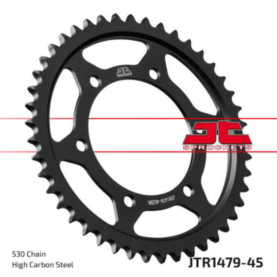 JT Rear Sprocket ZBK - Black Zinc JTR1479.45ZBK