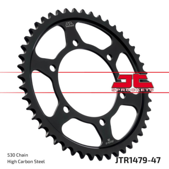 JT Rear Sprocket ZBK - Black Zinc JTR1479.47ZBK