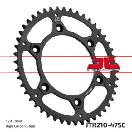 JT Rear Sprocket SC - Self Cleaning Lightweight Rear JTR210.47SC