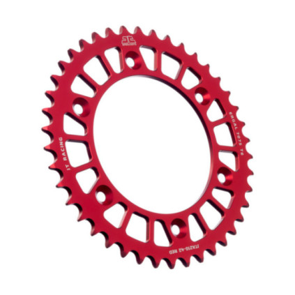 JT Rear Alu Sprocket 7075 T6 Red JTA210.42RED