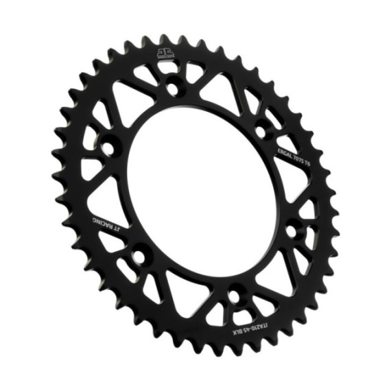 JT Rear Alu Sprocket 7075 T6 Black JTA210.45BLK