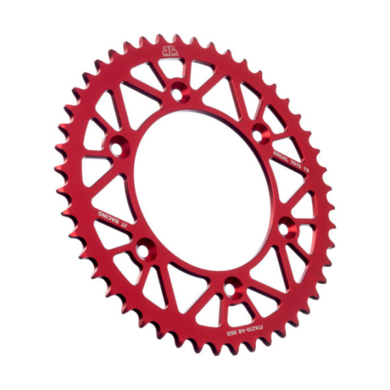 JT Rear Alu Sprocket 7075 T6 Red JTA210.48RED