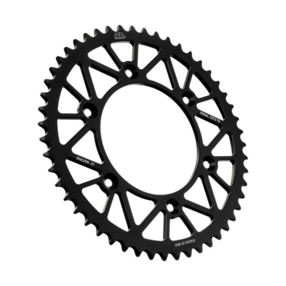 JT Rear Alu Sprocket 7075 T6 Black JTA210.51BLK