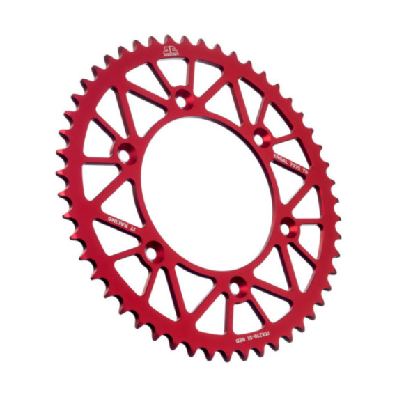 JT Rear Alu Sprocket 7075 T6 Red JTA210.51RED