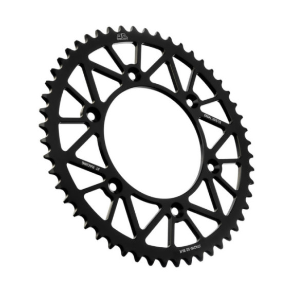 JT Rear Alu Sprocket 7075 T6 Black JTA210.52BLK