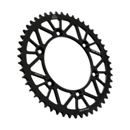 JT Rear Alu Sprocket 7075 T6 Black JTA251.48BLK