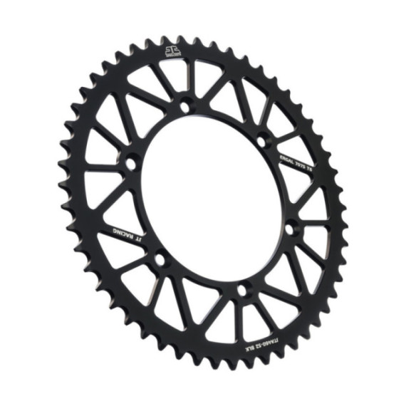 JT Rear Alu Sprocket 7075 T6 Black JTA460.52BLK