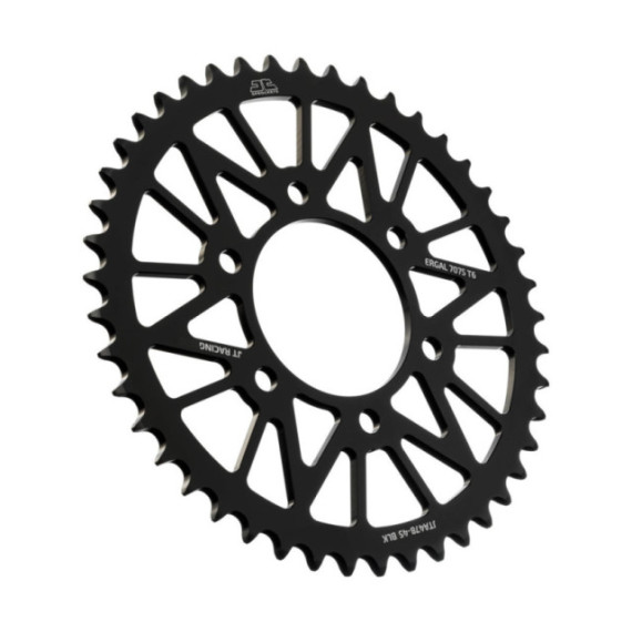 JT Rear Alu Sprocket 7075 T6 Black JTA478.45BLK