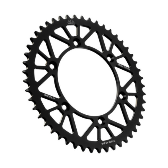 JT Rear Alu Sprocket 7075 T6 Black JTA808.49BLK