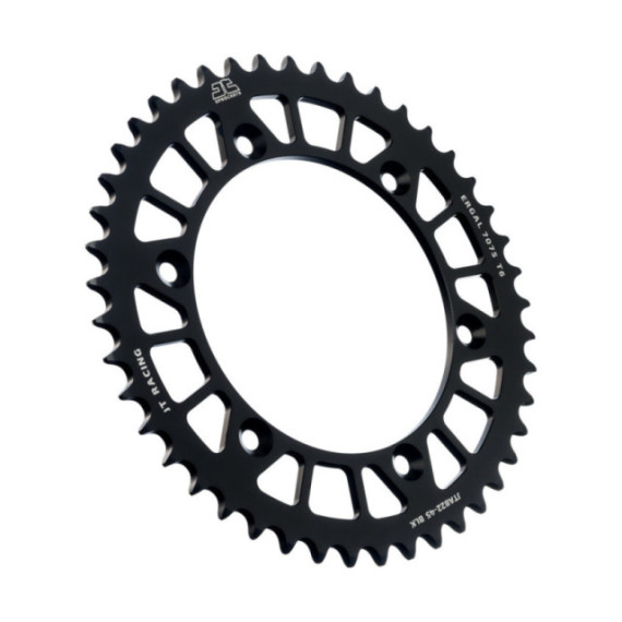 JT Rear Alu Sprocket 7075 T6 Black JTA822.45BLK