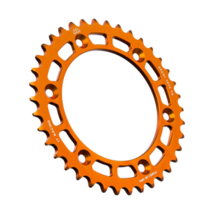 JT Rear Alu Sprocket 7075 T6 Orange JTA897.38ORG