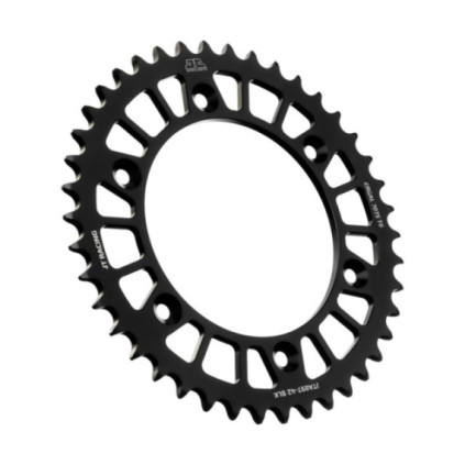 JT Rear Alu Sprocket 7075 T6 Black JTA897.42BLK