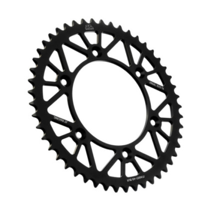 JT Rear Alu Sprocket 7075 T6 Black JTA897.49BLK