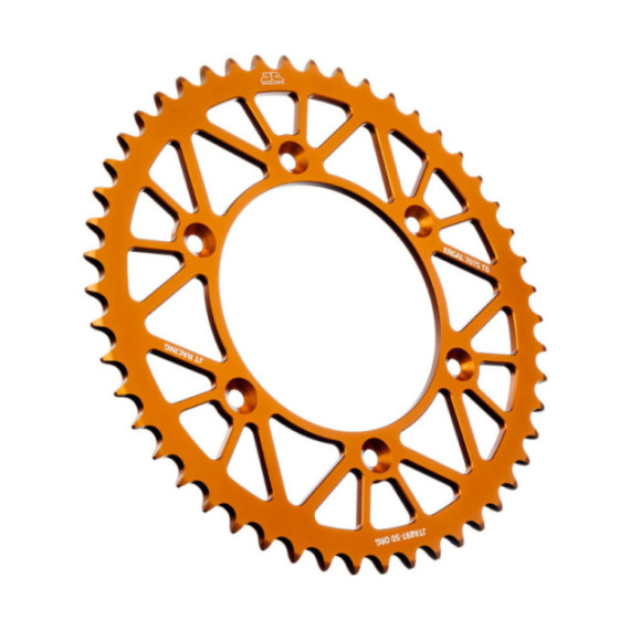 JT Rear Alu Sprocket 7075 T6 Orange JTA897.50ORG