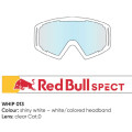 Spect Red Bull Whip MX Goggles Singel lens white clear 