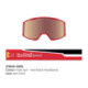 Spect Red Bull Strive MX Goggles Single lens Red/Black red