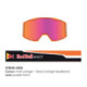 Spect Red Bull Strive MX Goggles Single lens Black/Orange purple