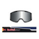 Spect Red Bull Strive MX Goggles Single lens Matt Black silver