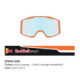 Spect Red Bull Strive MX Goggles Single lens Black/Orange clear