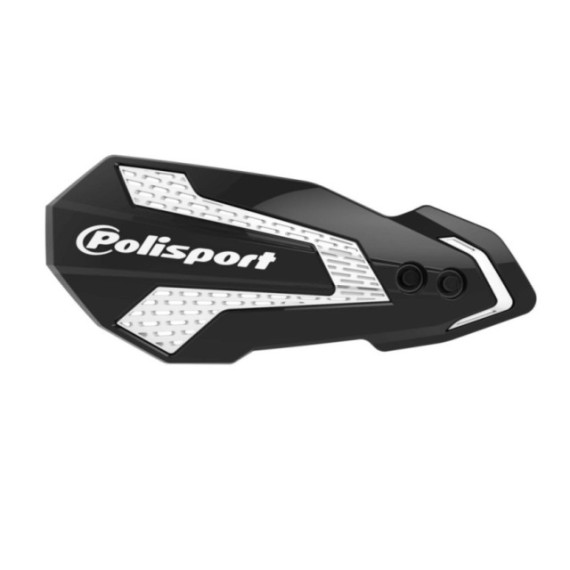 Polisport MX Flow handguard YZ/YZF/WR 08-21 BLACK/WHITE (16)