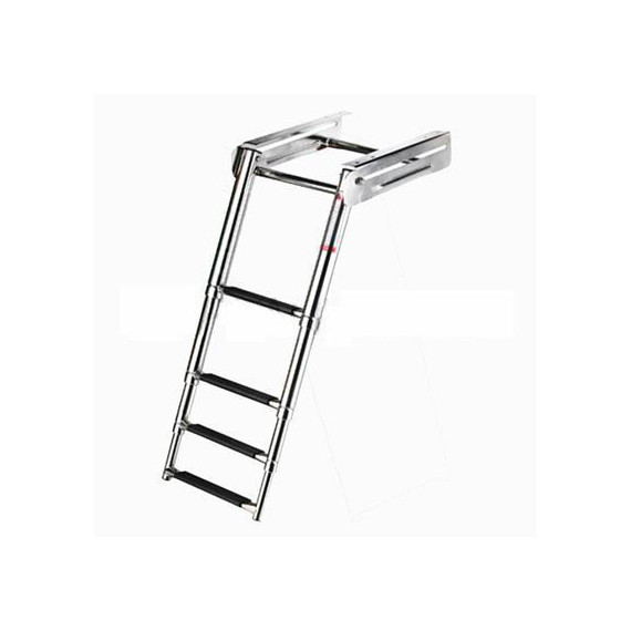 Qvarken Telescopic foldaway ladder 4-steps