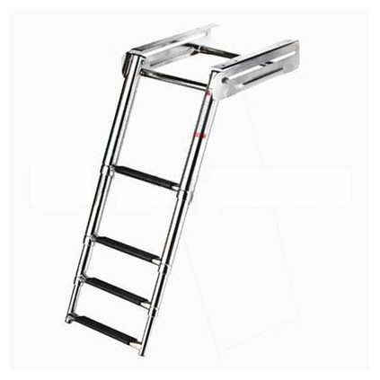 Qvarken Telescopic foldaway ladder 4-steps