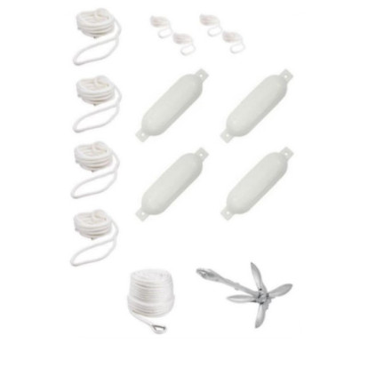 Qvarken Mooring kit Small 10mm white