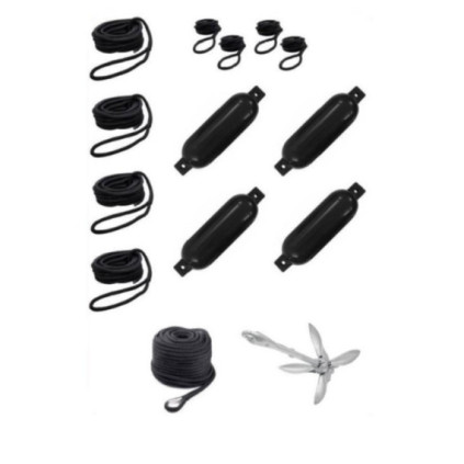 Qvarken Mooring kit Large 14mm black