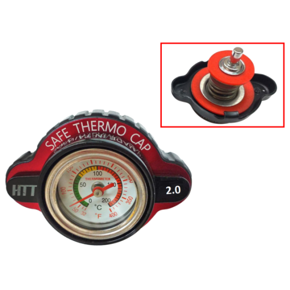 Sixty5 Radiator Cap with temp cauge 2.0bar Ktm