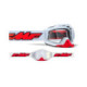 FMF POWERBOMB Goggle Rocket White - Clear Lens