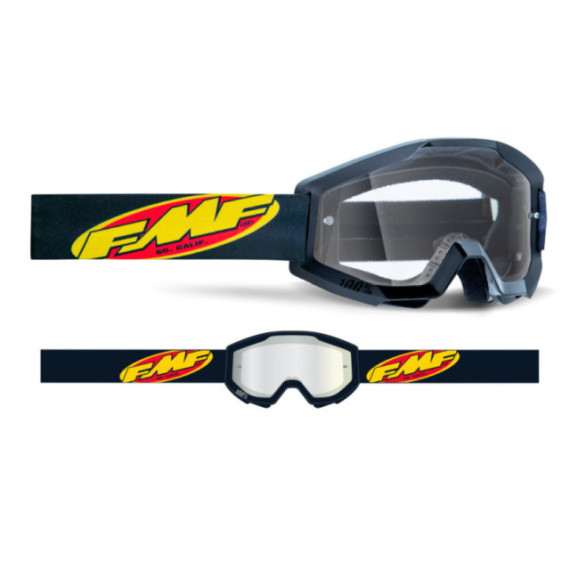 FMF POWERCORE Goggle Core Black - Clear Lens