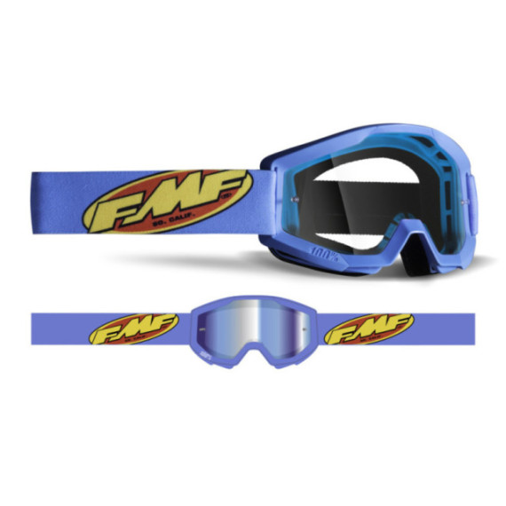 FMF POWERCORE Goggle Core Cyan - Clear Lens