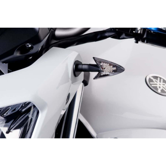 Puig Turn Signals Plate Support By Pair Yamaha Mt-09