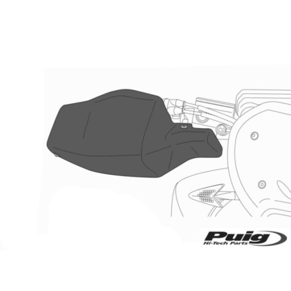 Puig Hand Guards Benelli Trk502/X C/Black