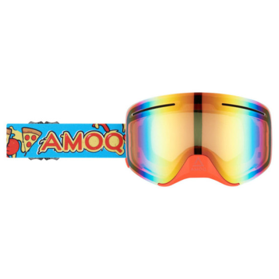 AMOQ Vision Vent+ Magnetic Goggles Pizza - Red Mirror