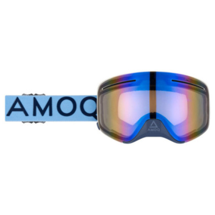 AMOQ Vision Vent+ Magnetic Goggles Light Blue/Navy - Blue Mirror