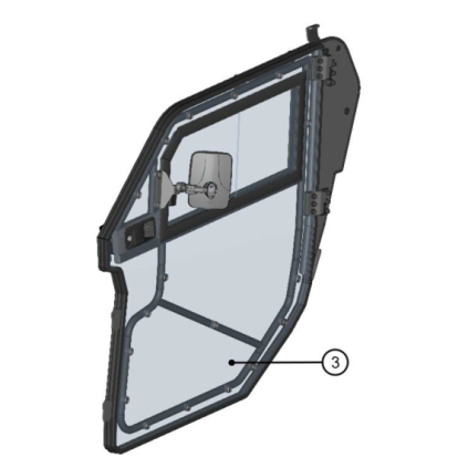 DFK Door assembly Left Can-Am Maverick Trail