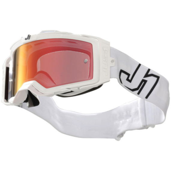 Just1 Goggle Nerve Prime White Mirror Red Lens 