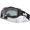 Just1 Goggle Nerve Solid Black/White Smoke Lens