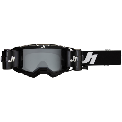 Just1 Goggle Nerve Plus Solid Black/White Clear Lens