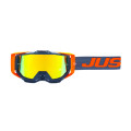 Just1 Goggle Iris 2.0 Logo Orange - Grey Mirror Red Lens 