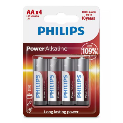 Philips battery LR6/ AA Power Alkaline B4 (4pcs)