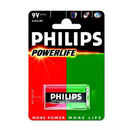 Philips battery 6LR61/ 9V Power Alkaline B1