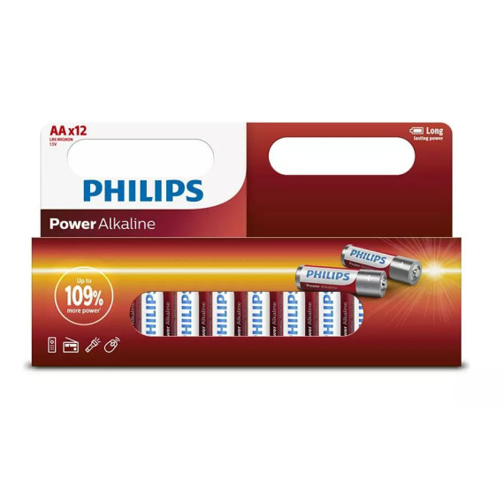 Philips battery LR6/ AA Power Alkaline B12 (12pcs)