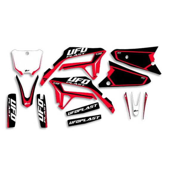 UFO Graphic Kit CRF250R 2022-,CRF450R 2021- Stokes Black