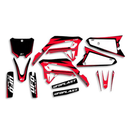 UFO Graphic Kit CRF250R 2022-,CRF450R 2021- Apodis Black