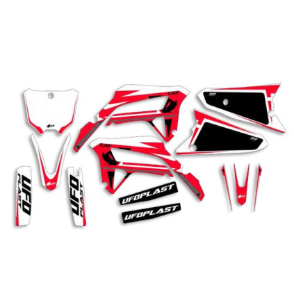 UFO Graphic Kit CRF250R 2022-,CRF450R 2021-  Apodis White