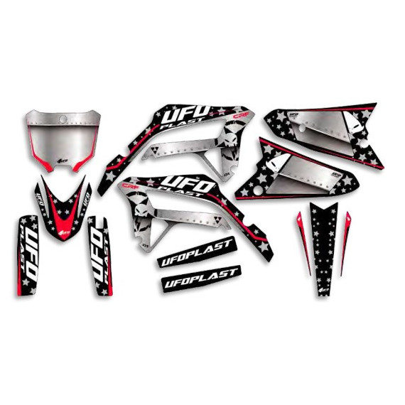 UFO Graphic Kit CRF250R 2022-,CRF450R 2021- Stardust Black