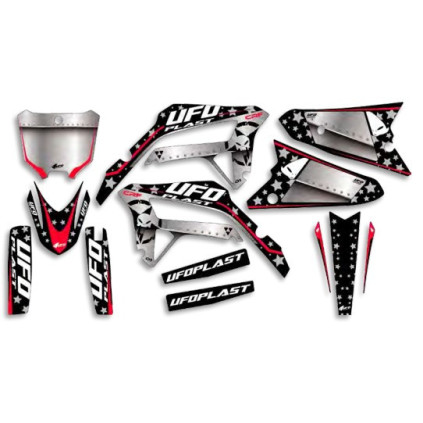 UFO Graphic Kit CRF250R 2022-,CRF450R 2021- Stardust Black