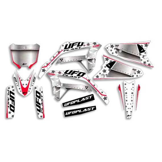 UFO Graphic Kit CRF250R 2022-,CRF450R 2021-  Stardust White